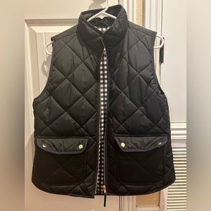 JCrew Black Vest